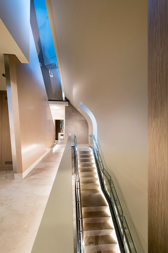 Contemporary staircase in Perth.
