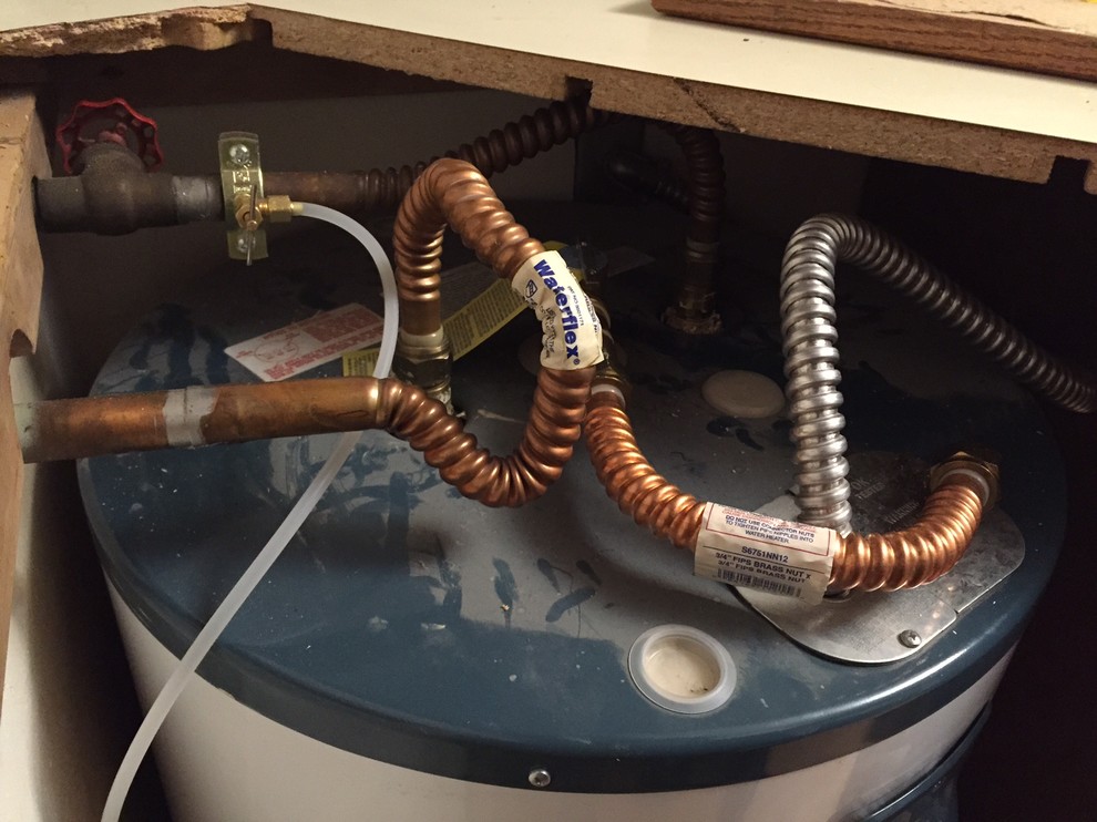 Can we bypass old hot water heater?