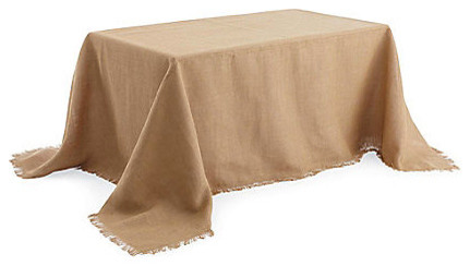 Natural Burlap Tablecloth