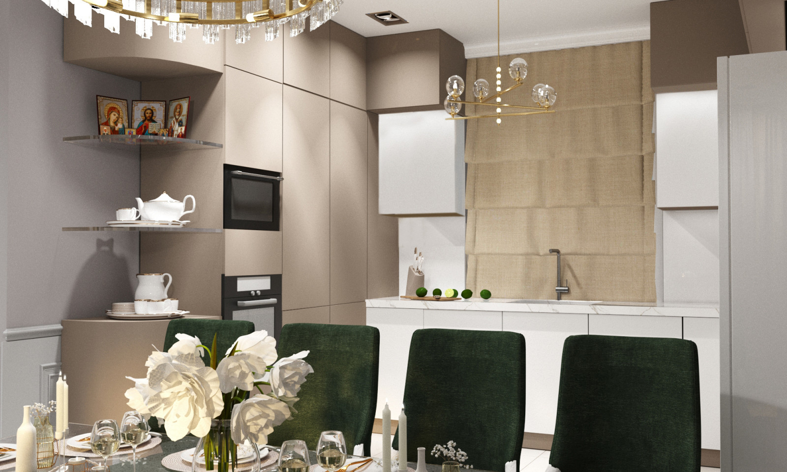 Дизайн-проект коттеджа площадью 200 кв.м.