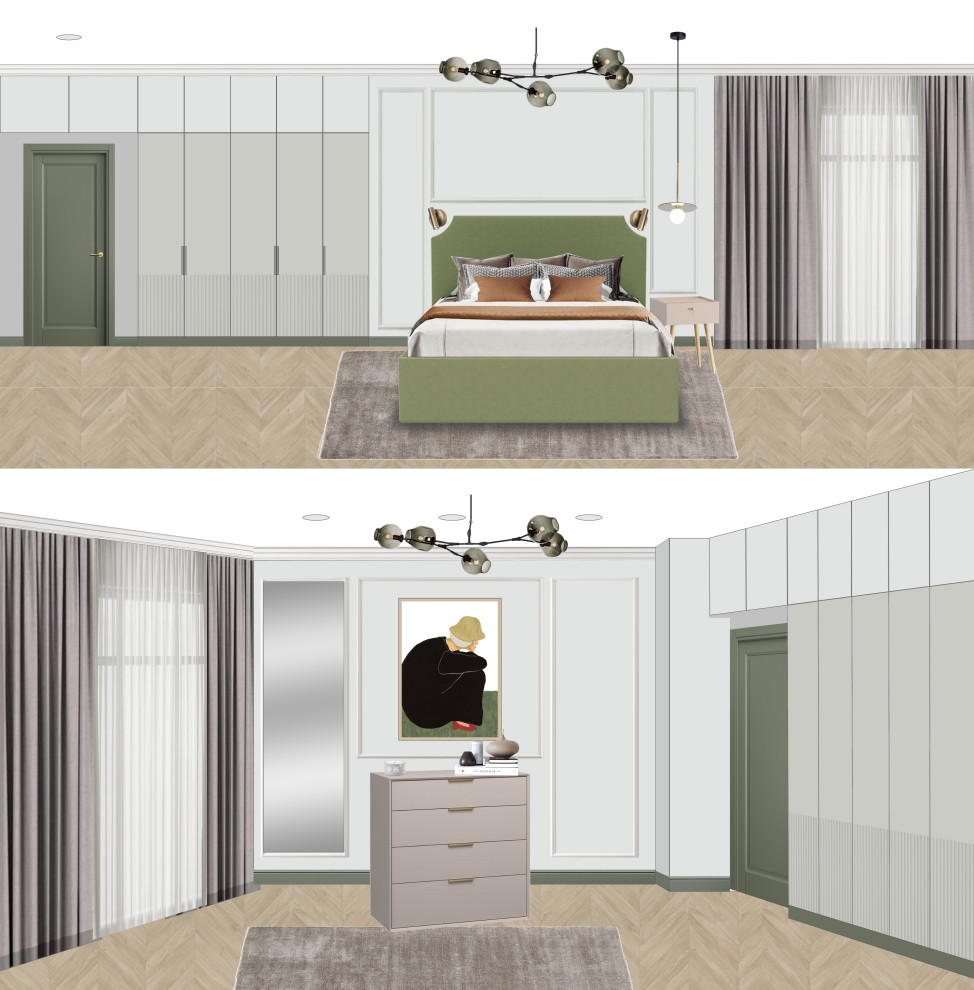 Спальня / ЖК "Квартал CHE"