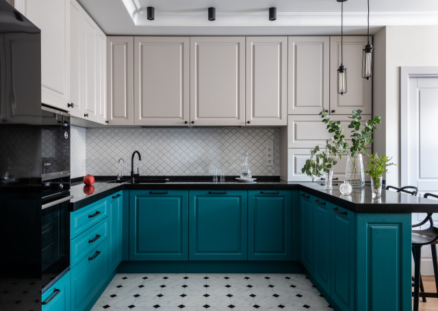 ЖК Оранж Парк contemporary-kitchen