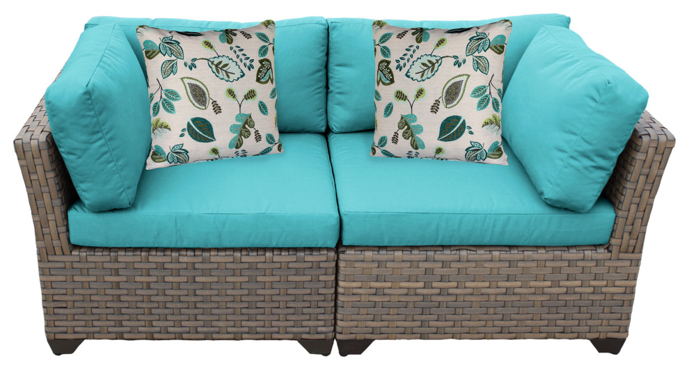 Monterey 2 Piece Outdoor Wicker Patio Furniture Set 02a Tropical