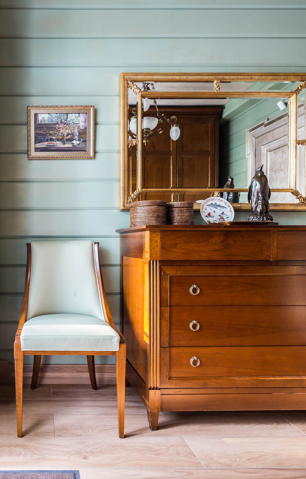 Интерьер загородного дома у моря