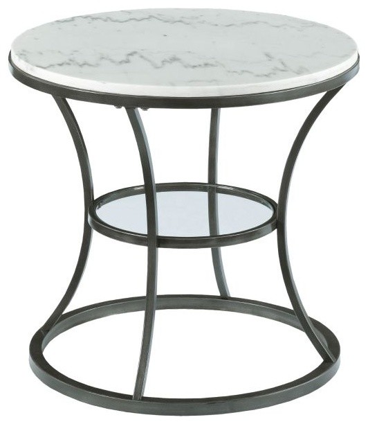 Hammary Impact Round End Table
