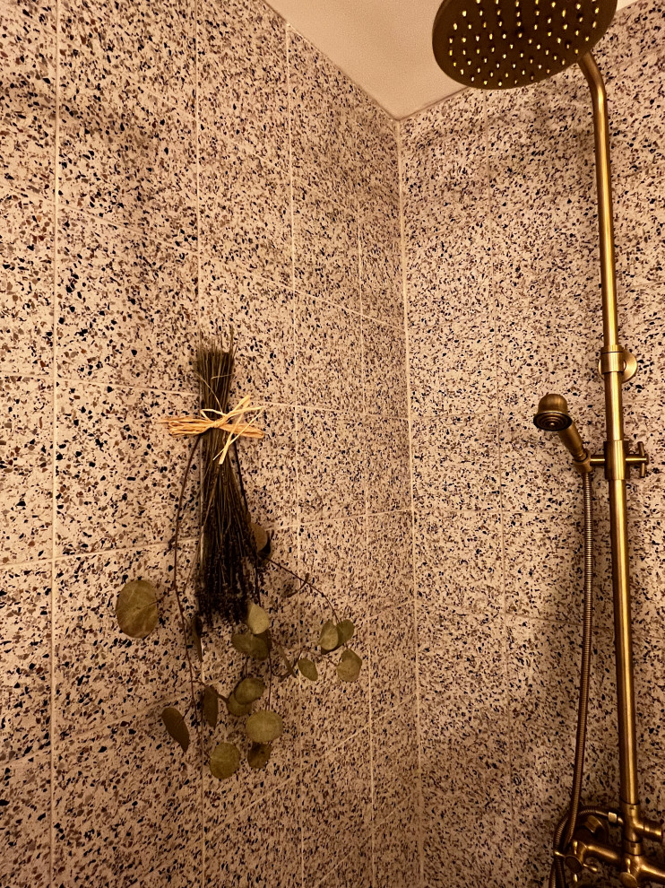 Euro-vintage Master Bath