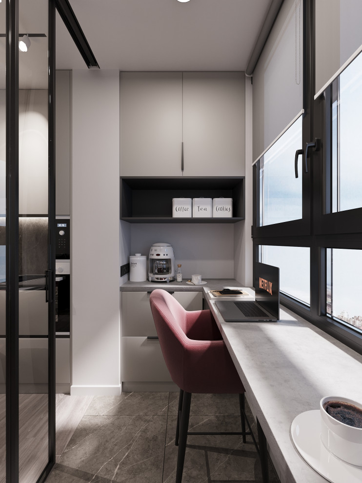 Дизайн-проект 2-х комнатной квартиры в сдержанном стиле