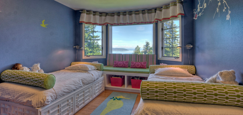 Design ideas for a transitional kids' room in Seattle.