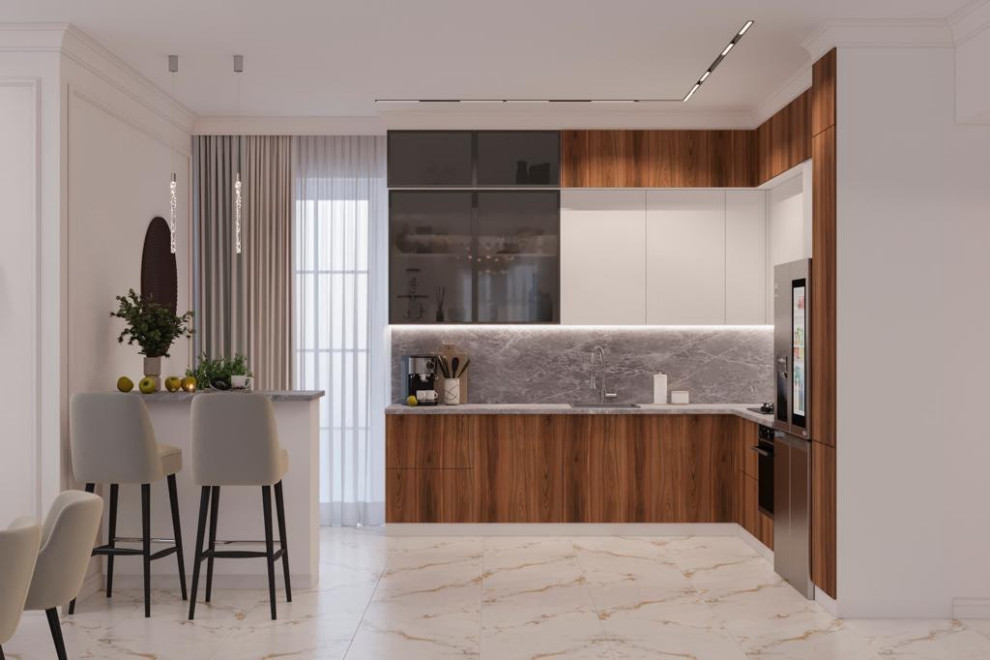 Кухня-гостиная 60 кв.м