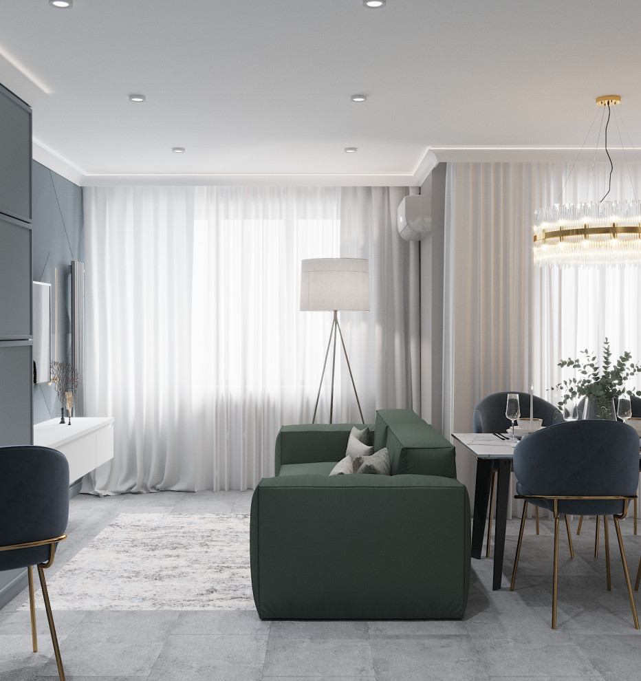 Дизайн проект квартиры 80М2, ЖК Алые паруса