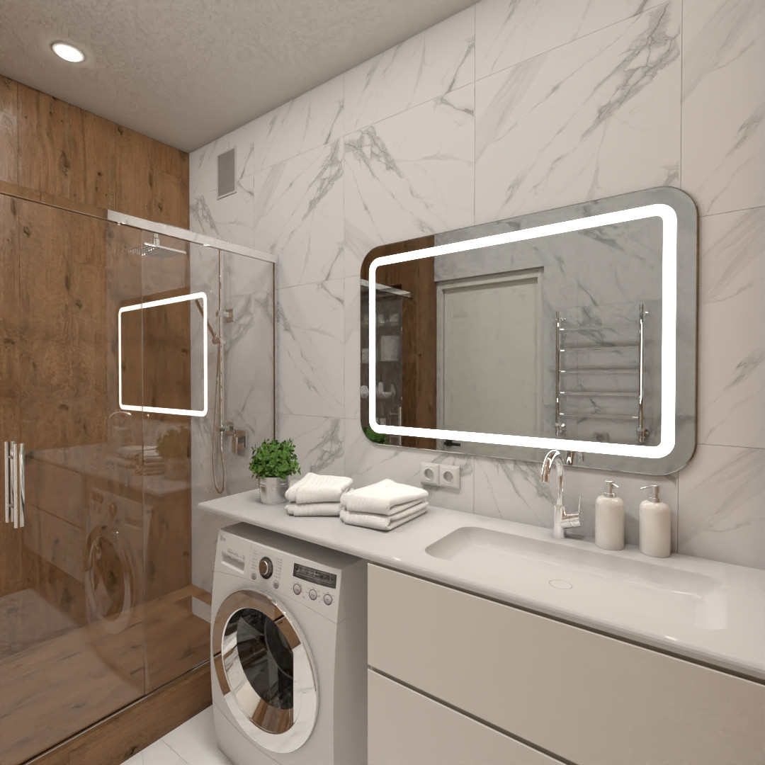 Дизайн интерьера 2-х комнатной квартиры