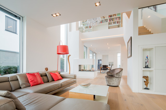Haus WH contemporary-vardagsrum