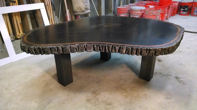 Concrete wood table top