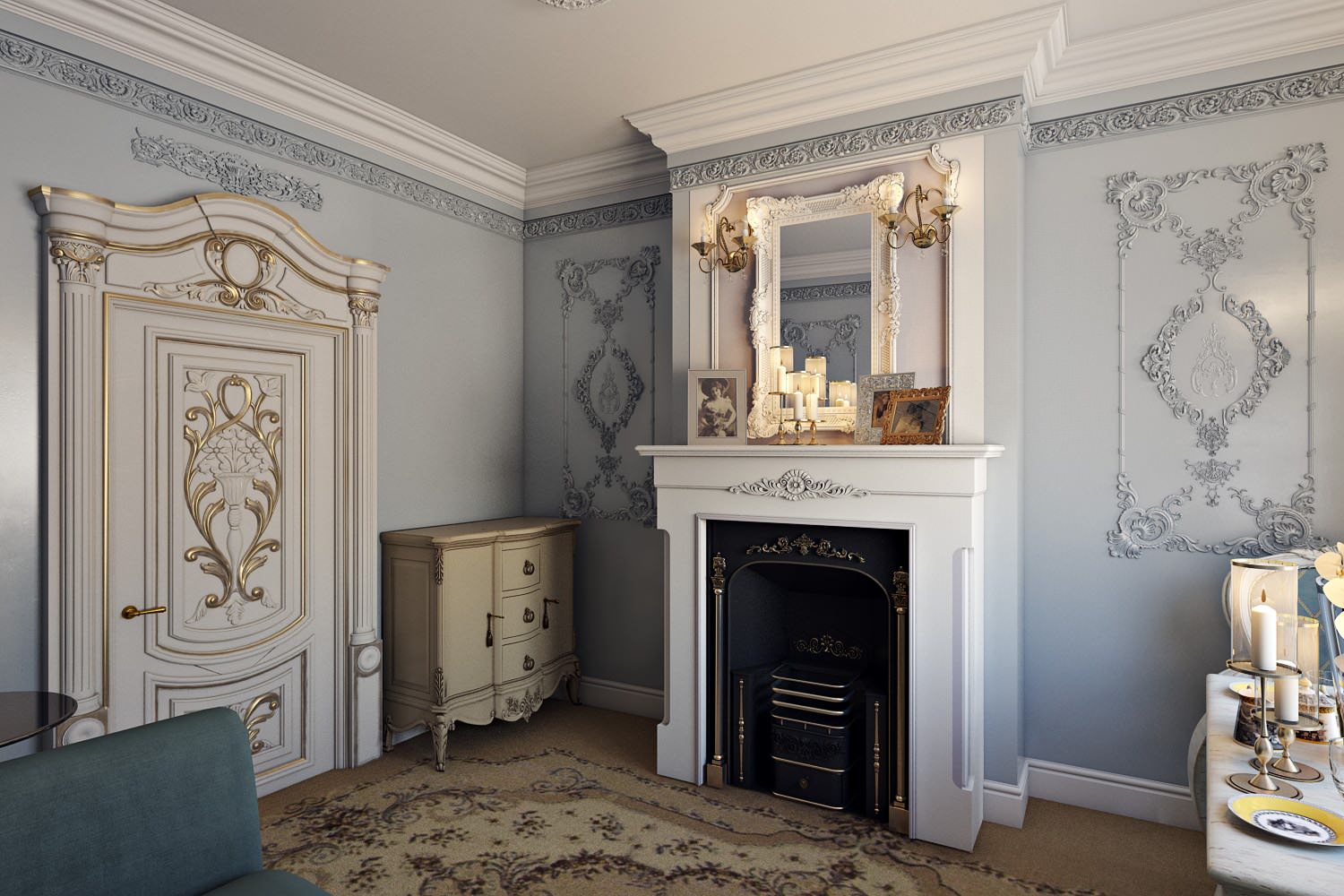 Дизайн банкетного зала в ресторане.