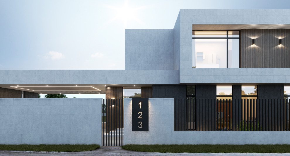 Частный жилой дом с бассейном