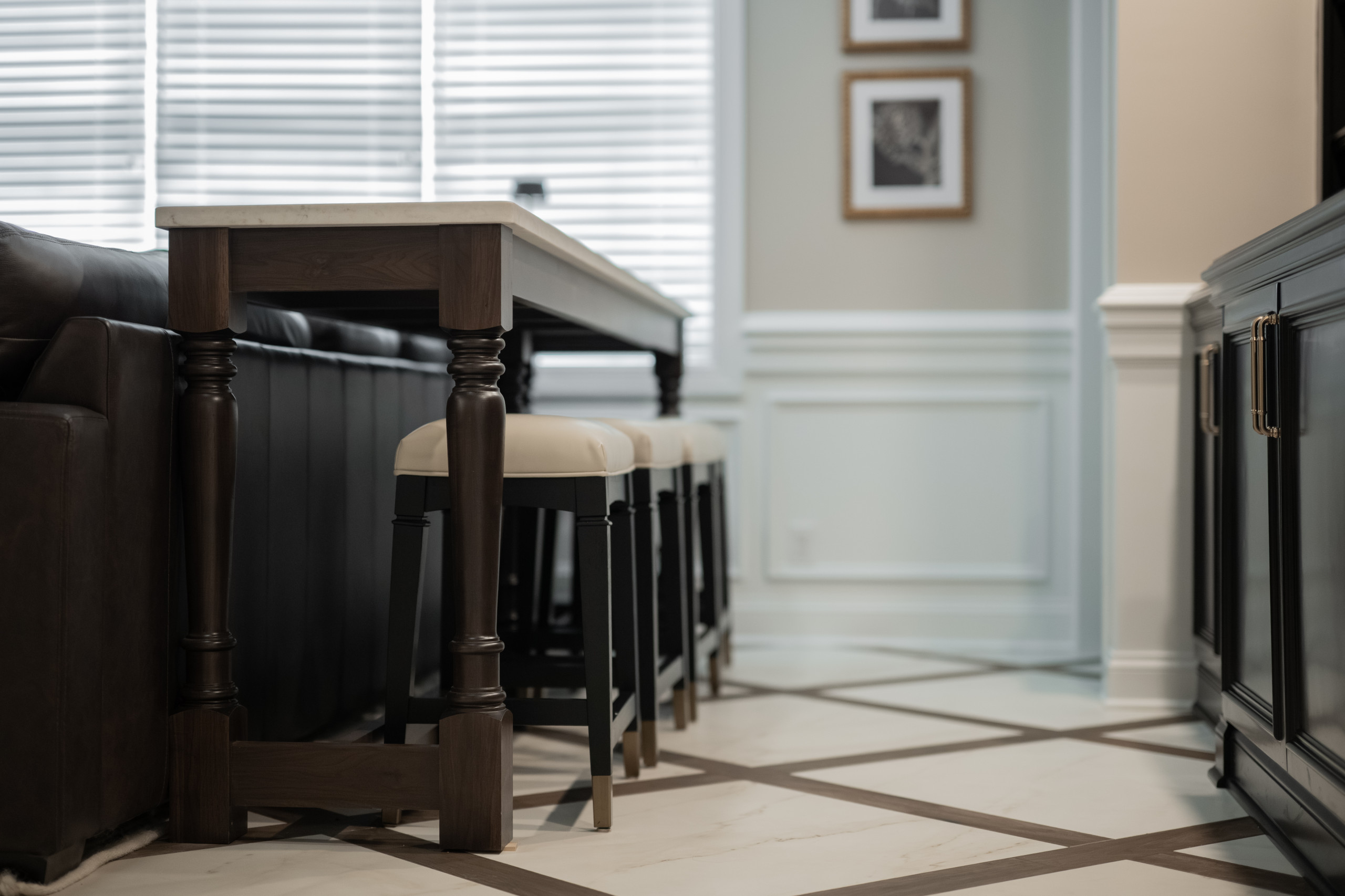 A Luxe and Timeless Lower-Level for Entertaining