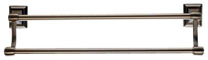 Stratton Bath 18" Double Towel Rod - Brushed Bronze