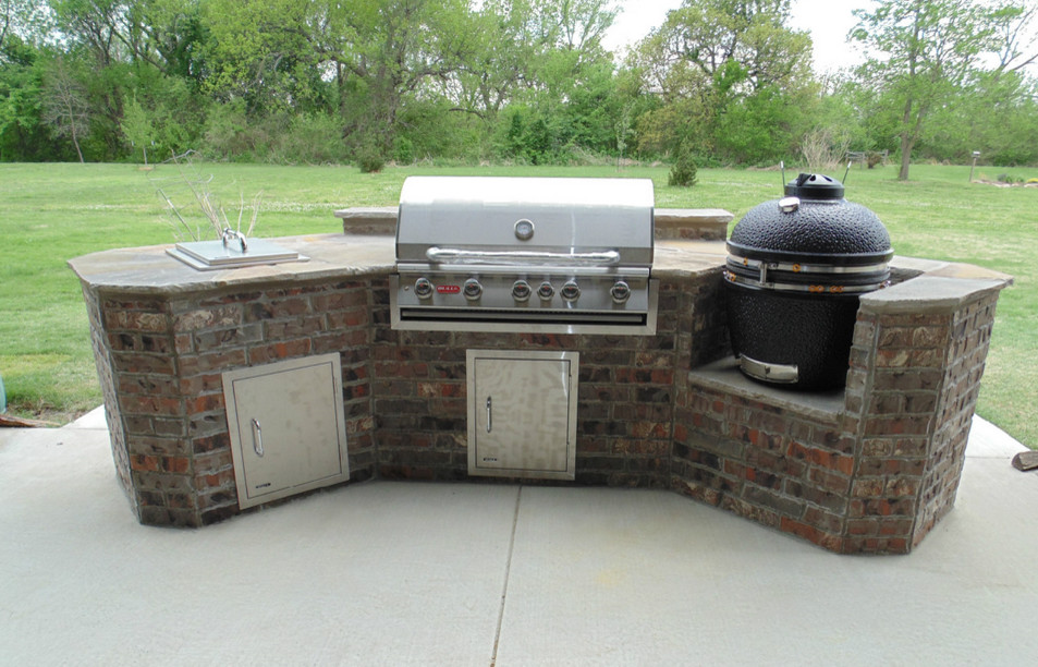 Patio kitchen - backyard patio kitchen idea