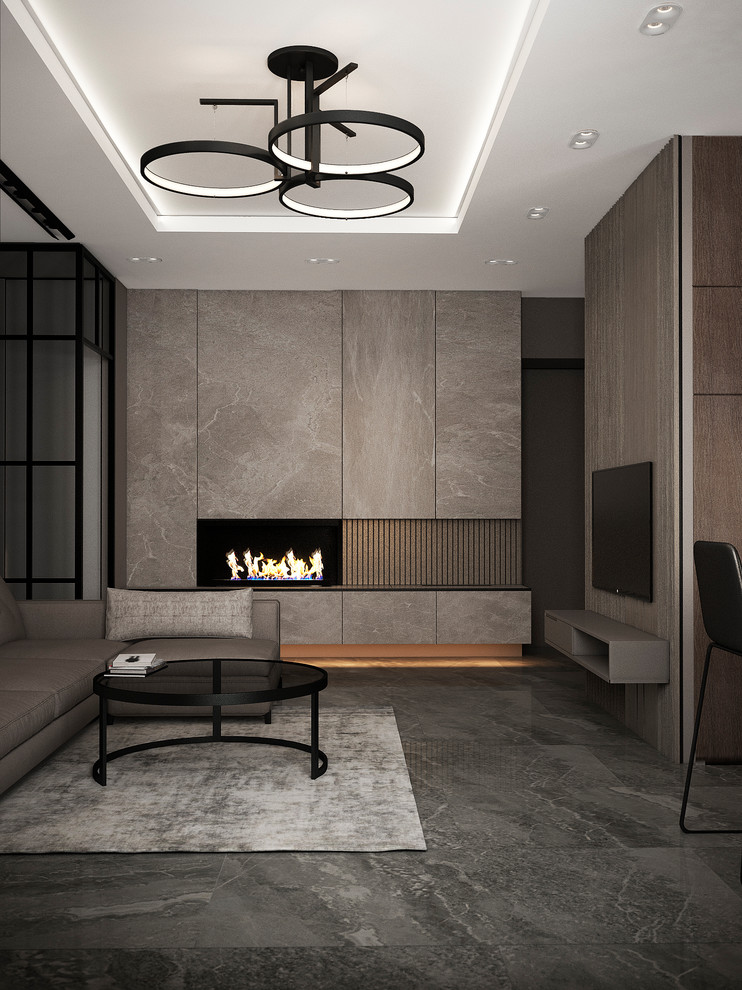 Минималистичный интерьер для молодой пары