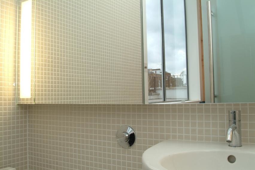 Detail of new bathroom