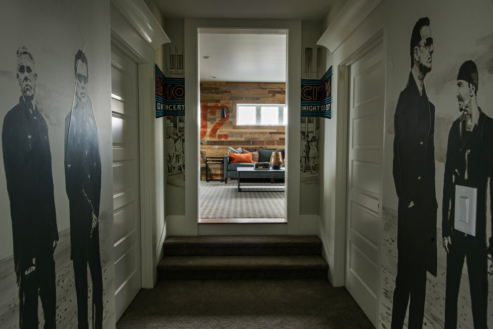 2016 Parade of Homes Colorado Springs - Inspiration for a transitional home design remodel in Denver