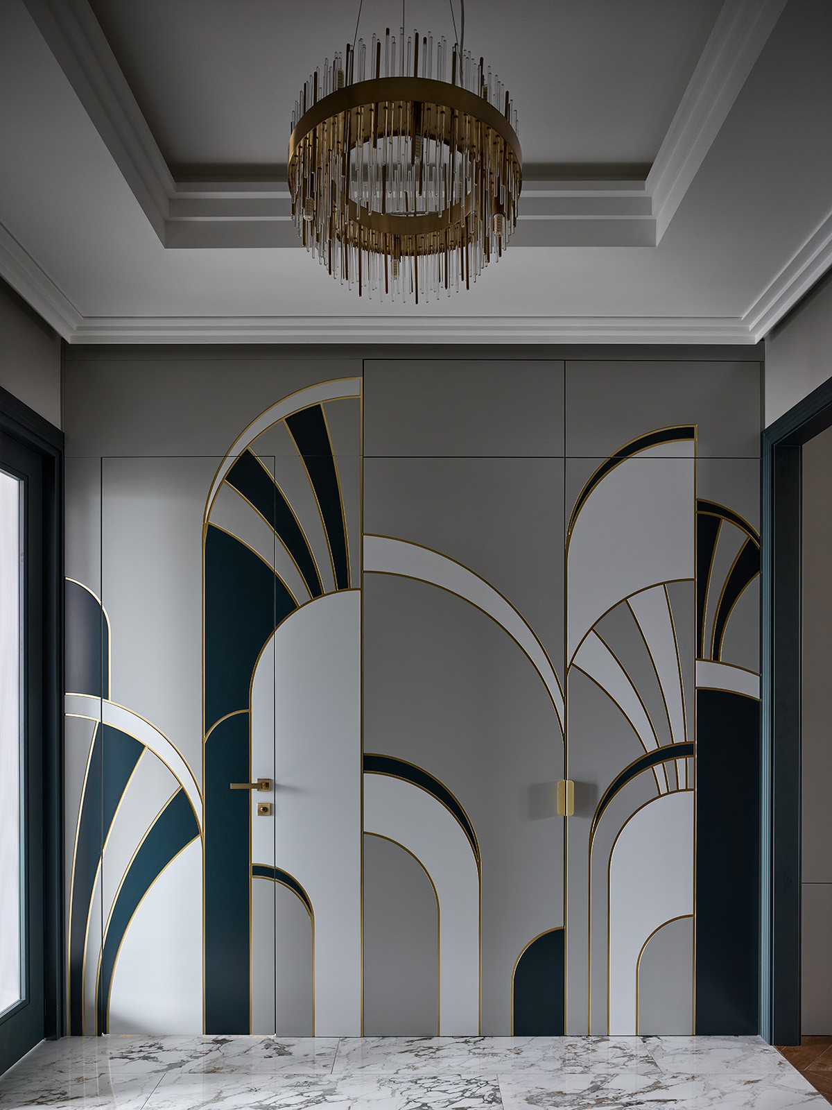 Современный ар деко для молодой семьи