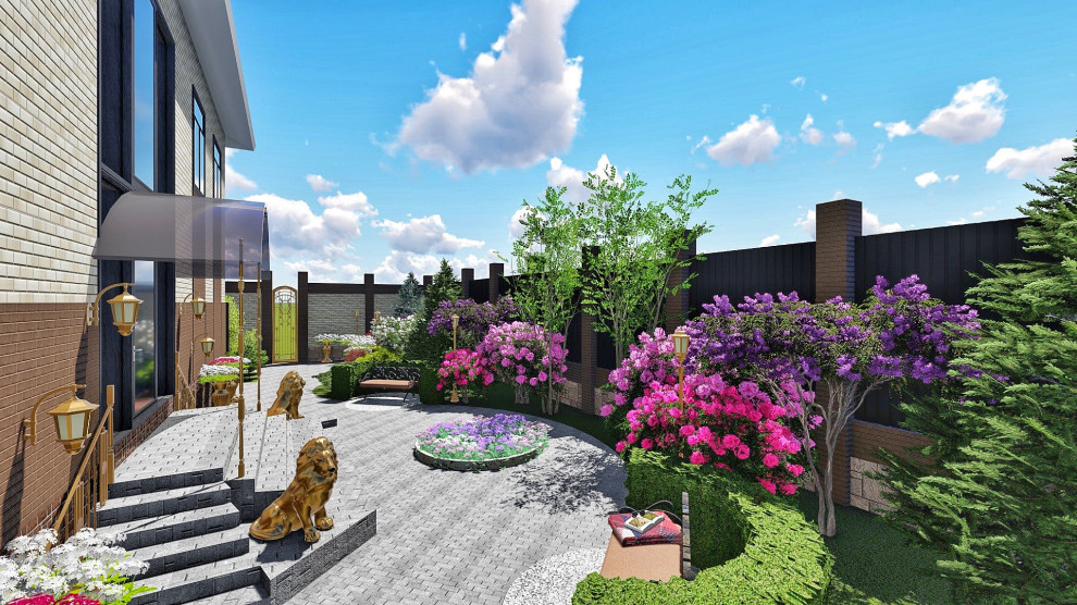 Ландшафтный дизайн участка в ДНТ Кедр (г Улан-Удэ, Бурятия)