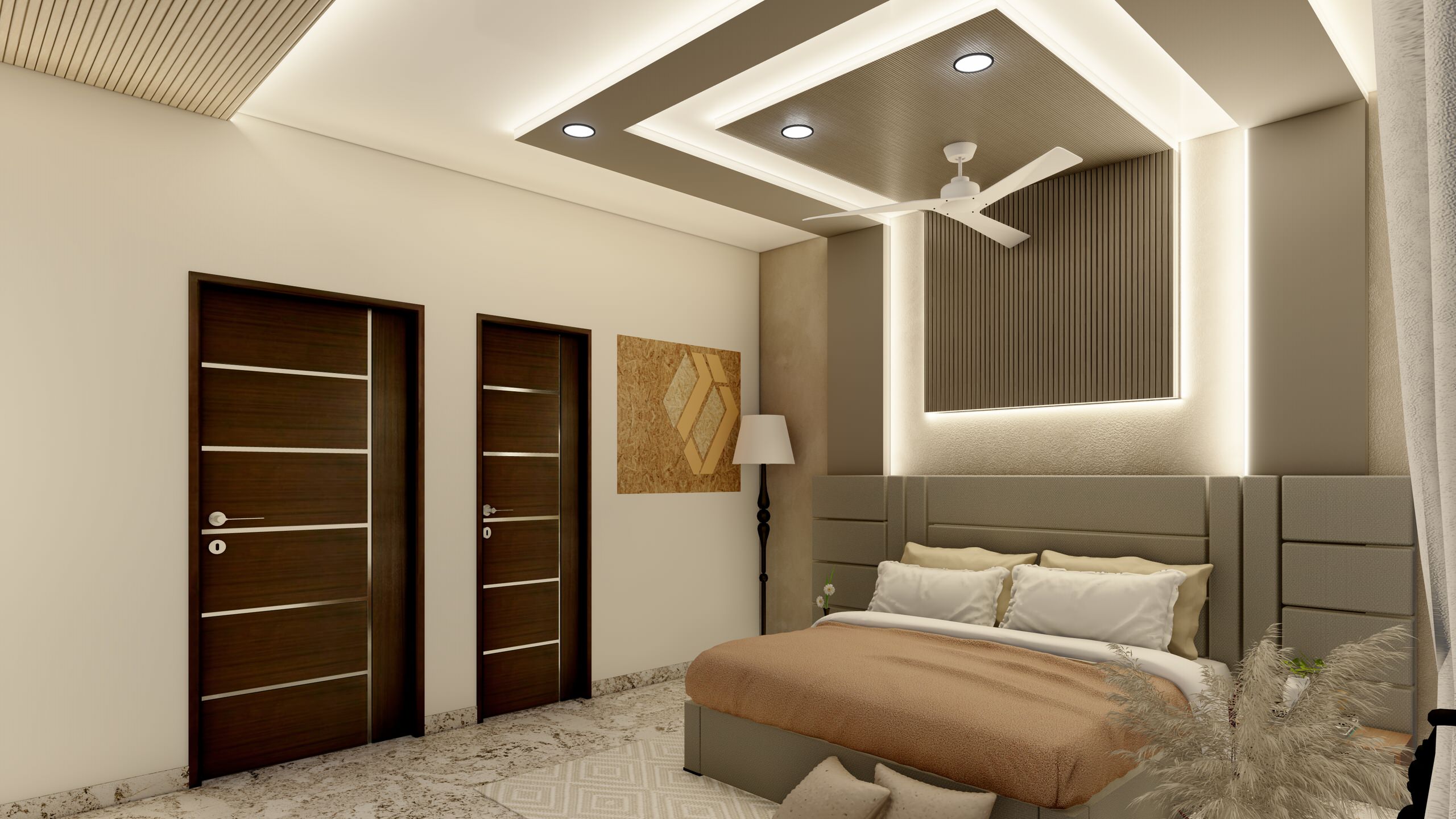 Modern Master Bedroom Renovation in Vauxhall