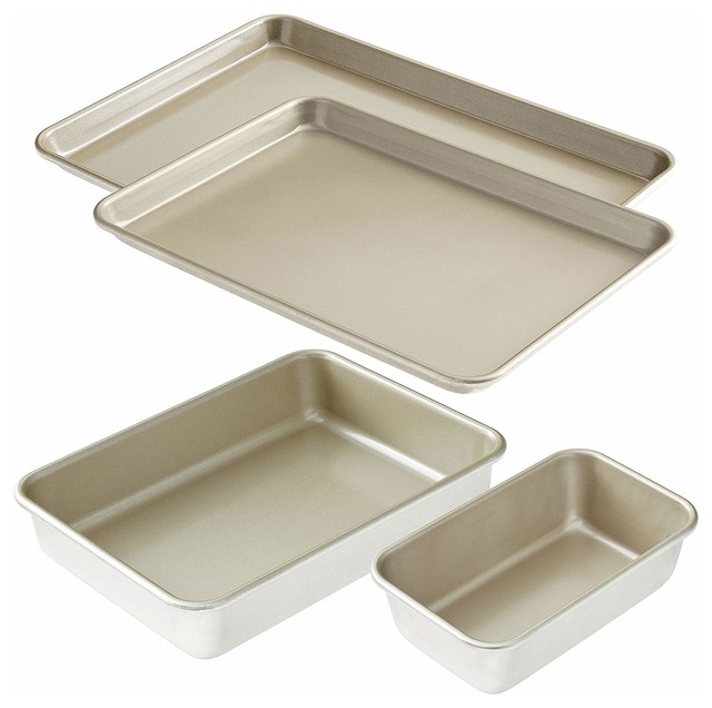 American Kitchen Cookware 4 Piece Nonstick Bakeware Set American Kitchen Cookware 4 Piece Nonstick Bakeware Set