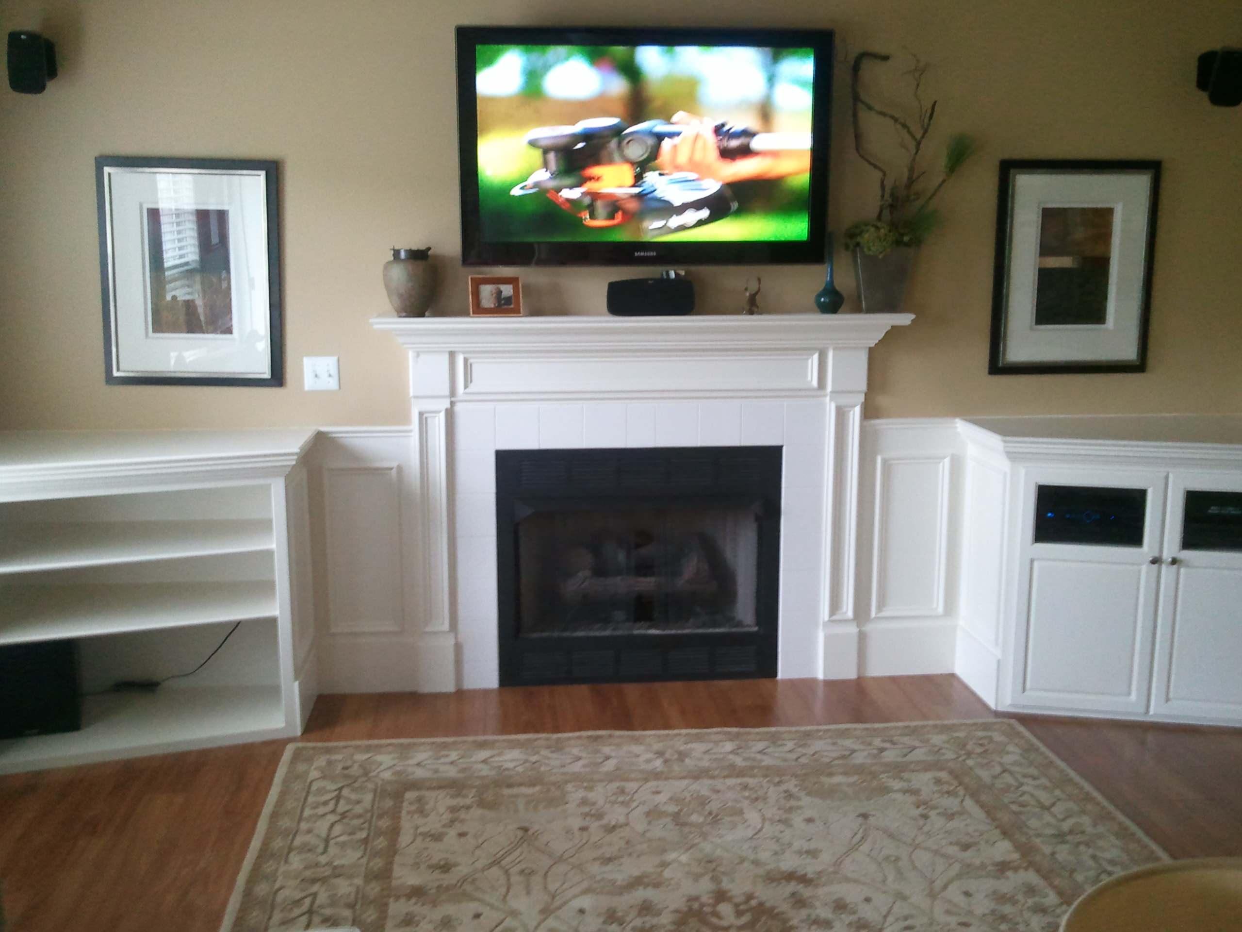 Built Ins To Surround Fireplace