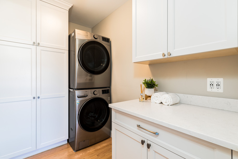 Inspiration for a transitional laundry room in Boston.