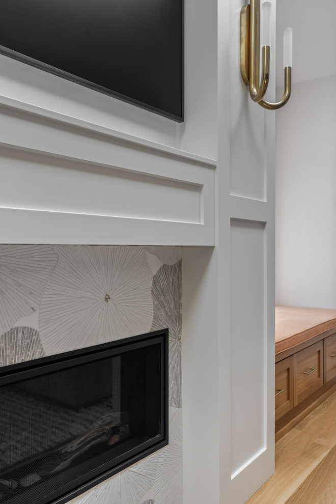 Fireplace and Window Bench Detail