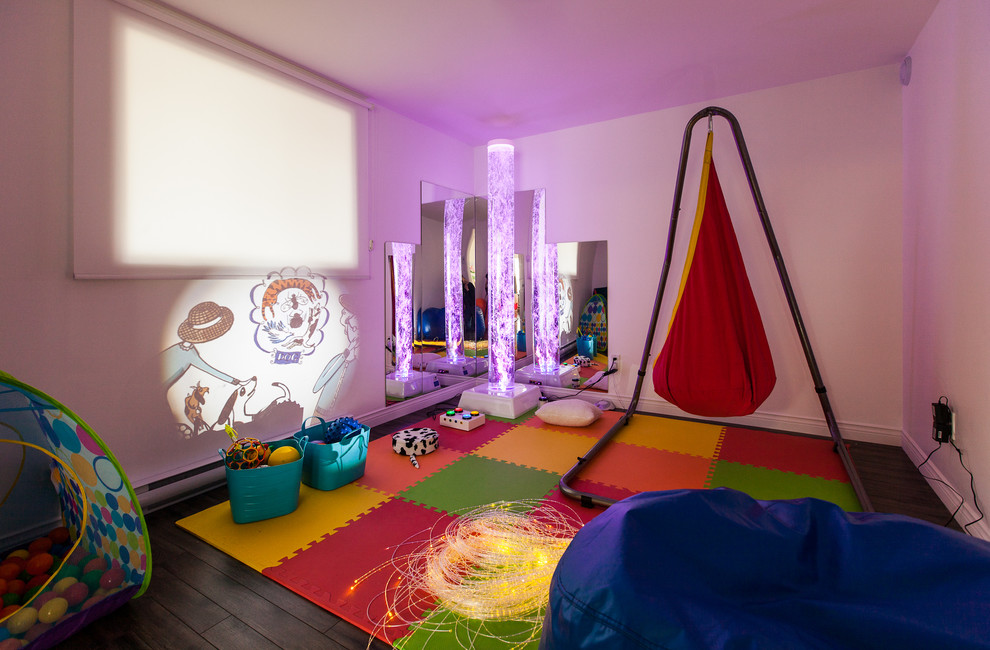 Inspiration for a contemporary kids' playroom in Other.