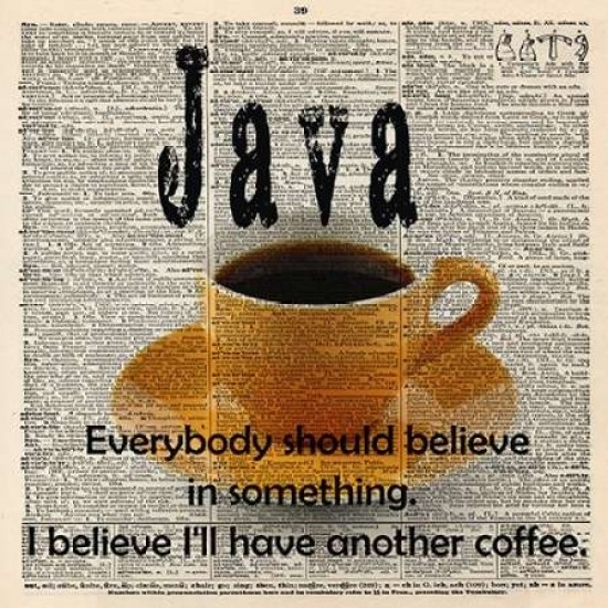 JAVA Poster Print by Taylor Greene - Item # VARPDXTGSQ173B, 12 x 12 ...