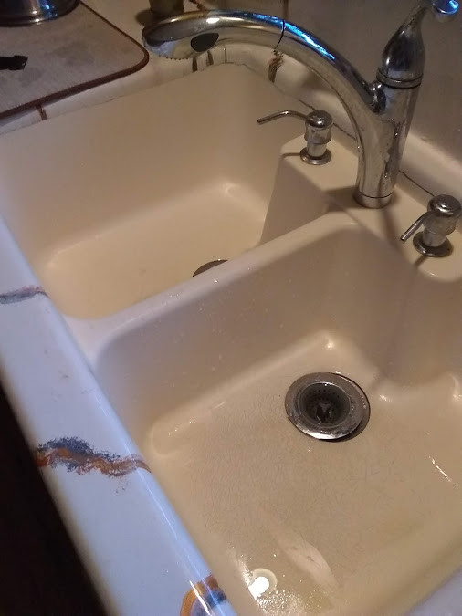 What is my sink made of?