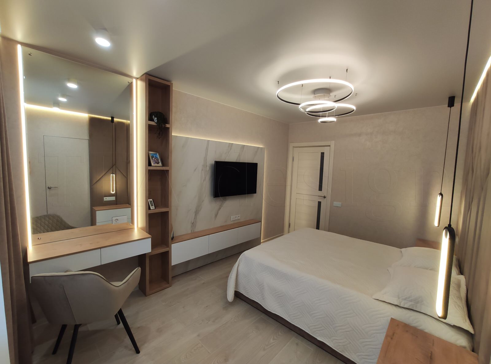 Спальня кофе с молоком )