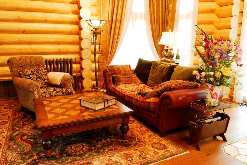 Деревянный дом 550 кв.м. в русском стиле