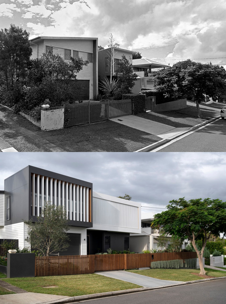 Photo of a contemporary exterior in Brisbane.
