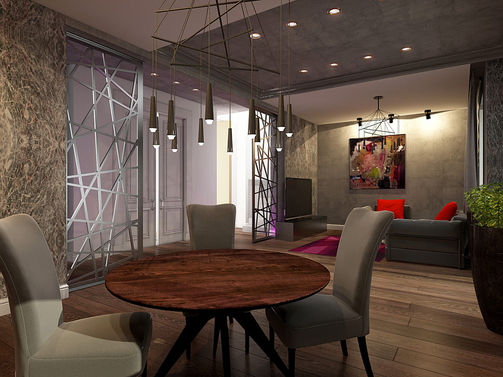 Интерьер коттеджа в стиле лофт