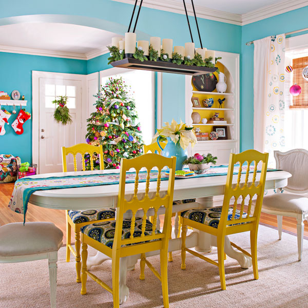 Design ideas for an eclectic dining room in Charlotte.