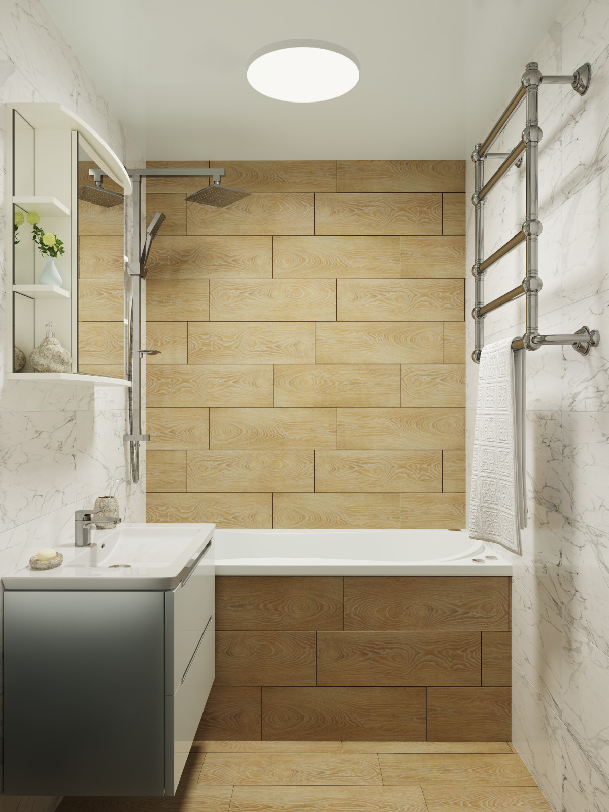 Небольшая квартира для семьи с 2-мя детьми