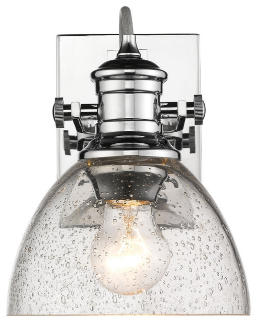 Hines 1 Light Bath Vanity Traditional Bathroom Lighting By Golden Houzz Hines 1 Light Bath Vanity Traditional, Hines 3 Light Bath Vanity Black With Seeded Glass
