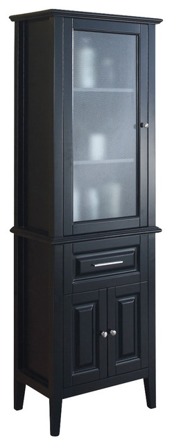 Walton Bathroom Side Cabinet in Espresso