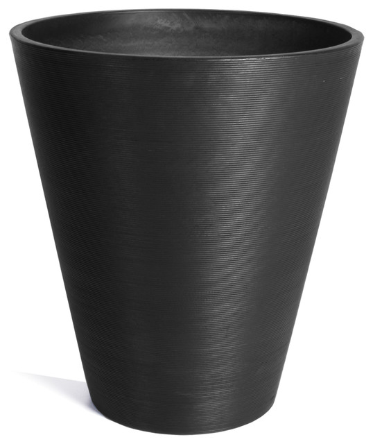 Veradek Kobo Round Planter Contemporary Outdoor Pots And Planters