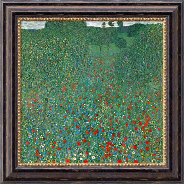 Field of Poppies (Campo di Papaveri) by Gustav Klimt