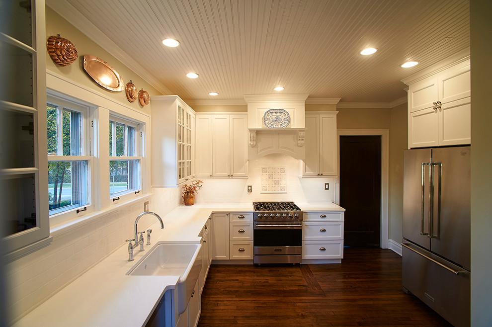 A beautiful white white kitchen in Deerfield