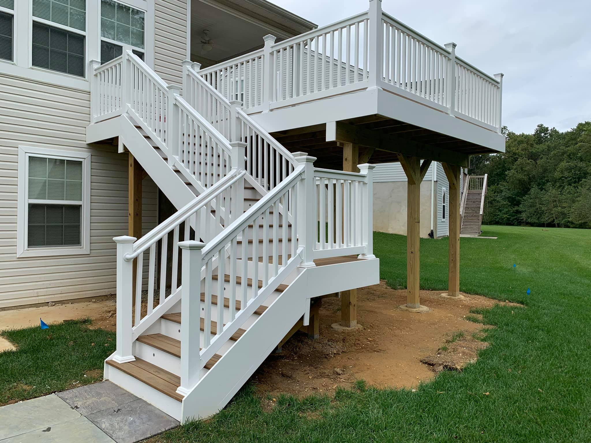 White Finish Deck Build