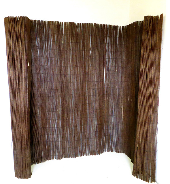 Willow Fence Screen, 5' X 14' Tropical Home Fencing And Gates by