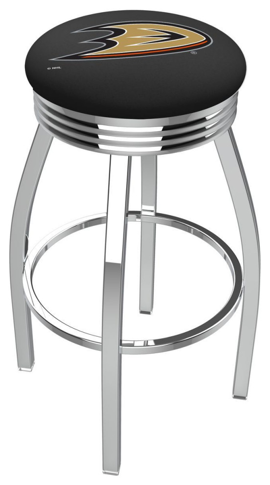 Holland L8C3C Anaheim Ducks 30" Swivel Bar Stool Chrome
