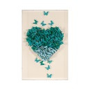 Hearts on Fire Acrylic Shadowbox Framed Canvas 16x24